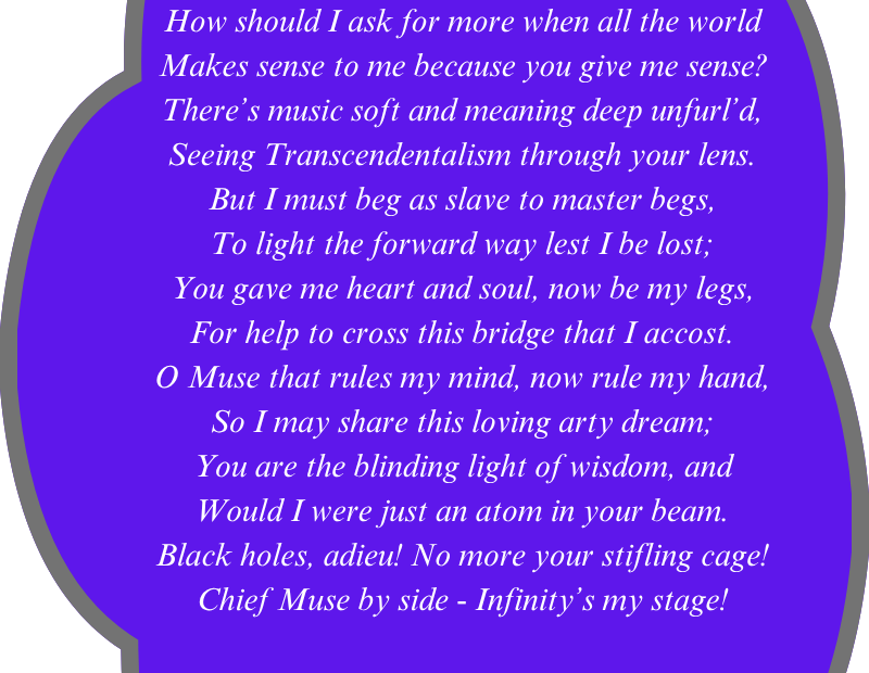 Sonnet To Muse